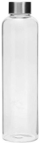 Clear Glass Water Bottle