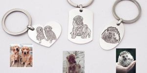Personalized Pet Photo Keychain