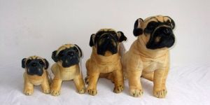 Unstuffed Pug Dog Toy