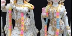 Marble Radha Krishna Statues