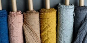 QUILTED JACQUARD FABRIC