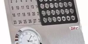 Stainless Steel Calendar