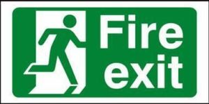 Fire Exit Signage