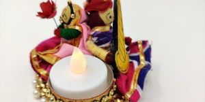 Decorative Diya Wax Candle