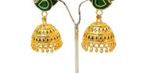 assamese traditional jewellery peacock design earring/asomiya gohona1118-20