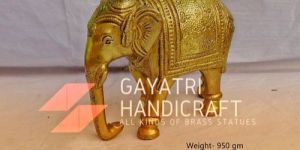Brass Elephant Statue