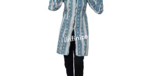 Cotton Quilted Long Jacket