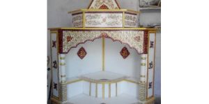 White Marble Temple for Home at Great Price