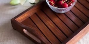 Wooden Tray Set