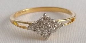 Gold Plated Diamond Ring