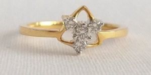 Triangle Shape Diamond Ring