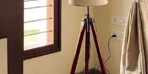 Antique Tripod Floor Lamp