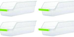 Kitchen Plastic Basket Rack