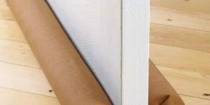 Twin Door Draft Stopper