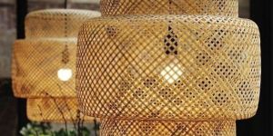 Bamboo Pendant Lampshade