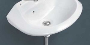 Ceramic Round Wall Mounted Wash Basin