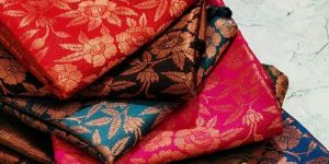 Banarasi Tanchui Brocade with Copper Zari Weaving Saree