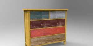 Mango Wood 5 Drawer Dresser
