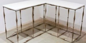 Marble Top Console Table