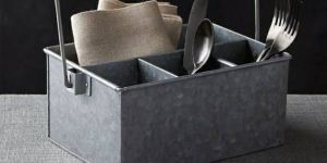 Metal Cutlery Caddy