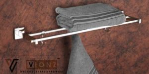 DOUBLE TOWEL ROD SQUARE