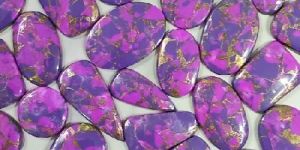 Purple Copper Turquoise Gemstone