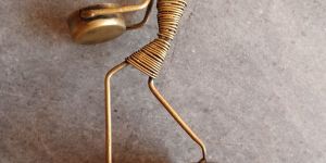 Iron Lady Shaped Tealight Candle Holder