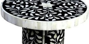 Mother of Pearl Inlay Cake Stand