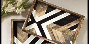 Wooden Inlay Tray