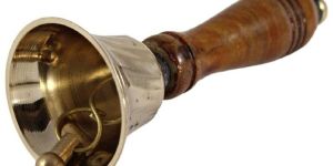 Brass Bell with Wooden Handle