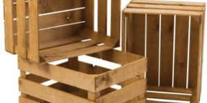 Wooden Crate Box