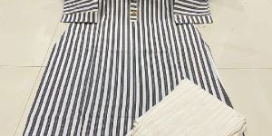 Striped Kurti Pant Set