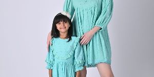 Mother and Daughter Celina Eyelet Dress