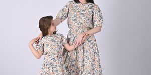 Mother and Daughter Kaia Ethnic Print Co-ord Set