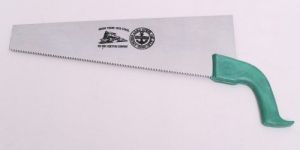 White Polish Handsaw with PVC Half Handles