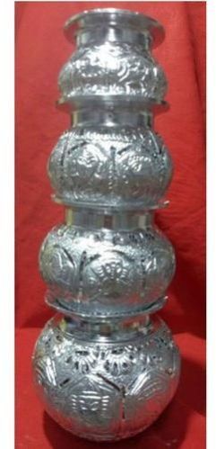 White Metal Pooja Lota