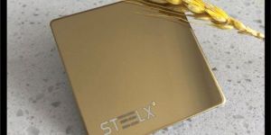 SS PVD Gold Mirror Sheets