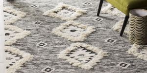 Ivory black klim saigi rugs & carpets