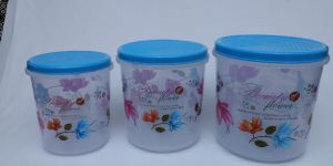 Plastic Round Container Set
