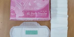 Anion Chip Sanitary Napkin Trifold