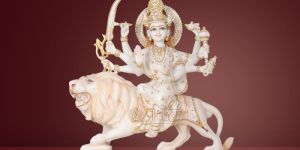 Marble Ambe Maa Statue