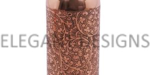 Embossed Copper Bottle