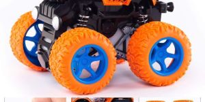 Friction Powered Mini Monster Truck Toys 4 Wheel Drive Vehicles.