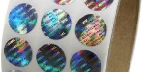 Silver Hologram Sticker