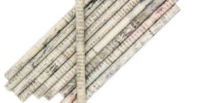 Newspaper Pencils