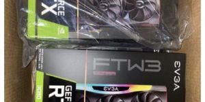 New EVGA GeForce RTX 3080 FTW3 GAMING 10GB GDDR6X PCI Express 4.0 Graphics Card