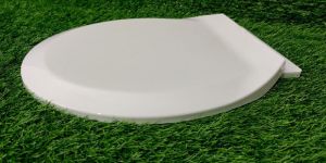 White Plastic Toilet Seat Cover