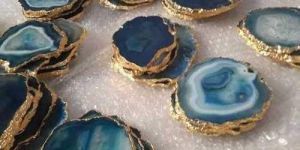 Blue Agate Slices