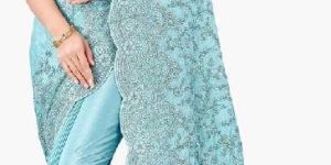 Faux Chiffon Designer Saree