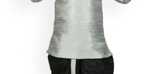 Kids Silk Dhoti Kurta